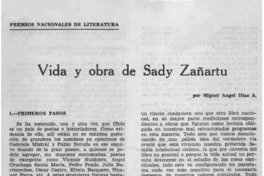 Vida y obra de Sady Zañartu