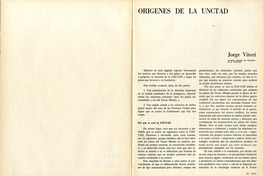 Orígenes de la UNCTAD  [artículo] Jorge Viteri.