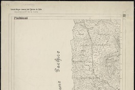 Pichicui  [material cartográfico] Estado Mayor Jeneral del Ejército de Chile. Departamento de la Carta.