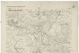 Rosario Abajo  [material cartográfico] Estado Mayor Jeneral del Ejército de Chile. Departamento de la Carta ; levantada por el Teniente Monardez.