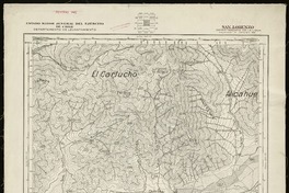 San Lorenzo Departamento de La Ligua [material cartográfico] : Estado Mayor Jeneral del Ejército de Chile. Departamento de Levantamiento.