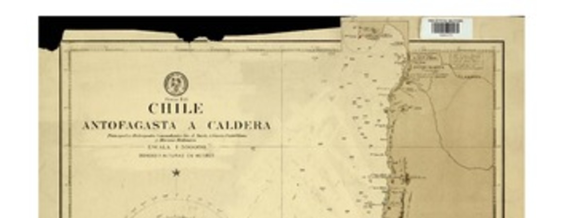 Chile Antofagasta a Caldera [material cartográfico] : Principales Hidrógrafos Comandantes Srs. : A. Swett, A. García Castelblanco y Marina Británica.