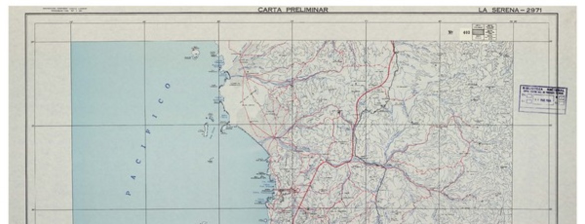 La Serena 2971 : carta preliminar [material cartográfico] : Instituto Geográfico Militar de Chile.
