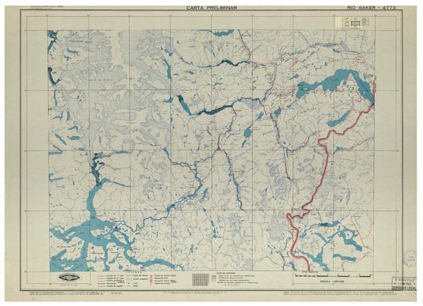 Río Baker 4773 : carta preliminar [material cartográfico] : Instituto Geográfico Militar de Chile.