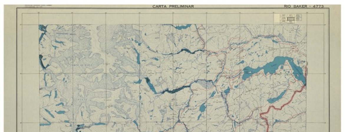 Río Baker 4773 : carta preliminar [material cartográfico] : Instituto Geográfico Militar de Chile.
