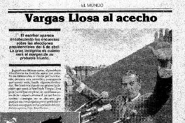 Vargas Llosa al acecho