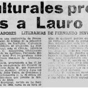 Institutos culturales presentan dos candidatos a Lauro literario.