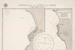 Caletas en la costa de Chile  [material cartográfico] por la Armada de Chile.