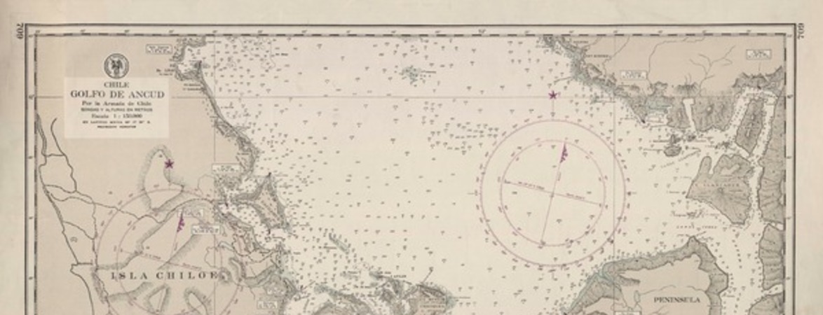 Golfo de Ancud  [material cartográfico] por la Armada de Chile.