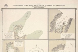 Fondeaderos en el Golfo Xaultegua y Estrecho de Magallanes
