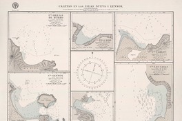 Caletas en las Islas Nueva y Lennox