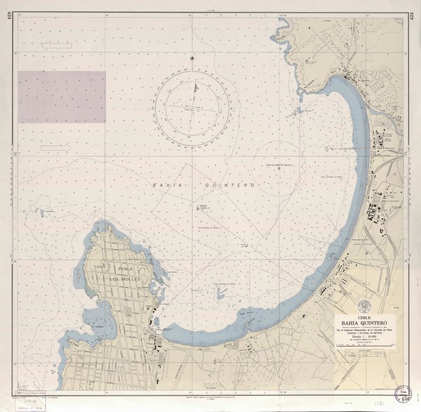 Bahía Quintero  [material cartográfico] por el Instituto Hidrográfico de la Armada de Chile.