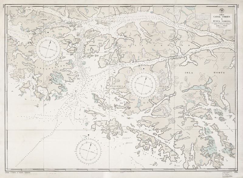 Canal O'Brien a Punta Yamana  [material cartográfico] por el Instituto Hidrográfico de la Armada de Chile.