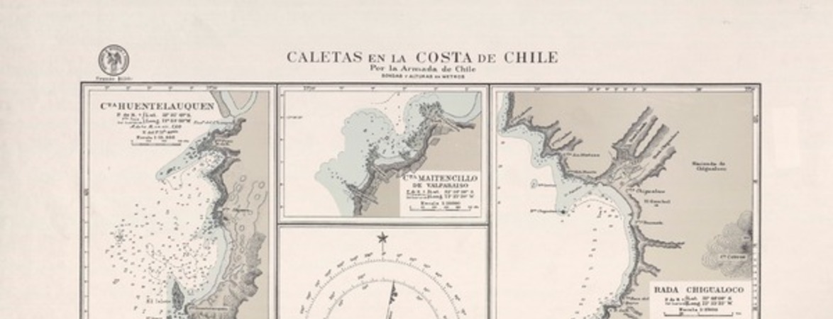 Caletas en la costa de Chile