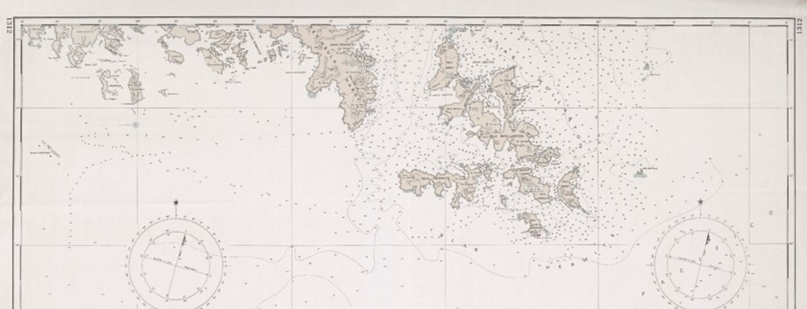 Islas Wollaston a Islas Diego Ramírez  [material cartográfico] por el Instituto Hidrográfico de la Armada de Chile.