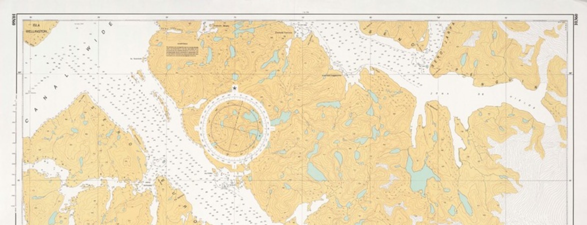 Seno Europa (Canal Wide) [material cartográfico] : por el Servicio Hidrográfico y Oceanográfico de la Armada de Chile.