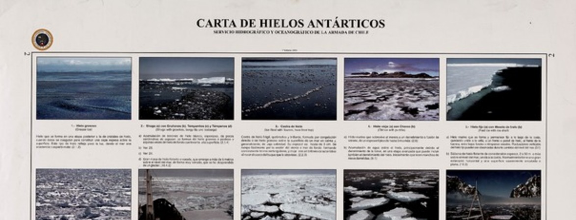 Carta de hielos antárticos