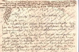 [Carta], 1929 jul. 5 Chile <a> Vicente Huidobro, Paris, Francia