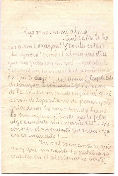 [Carta, entre 1927 y 1932?], Chile <a> Vicente Huidobro, Paris, Francia