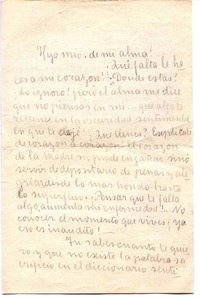 [Carta, entre 1927 y 1932?], Chile <a> Vicente Huidobro, Paris, Francia