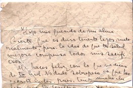 [Carta, entre 1930 y 1932?], Chile <a> Vicente Huidobro, Paris, Francia