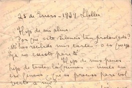 [Carta], 1928 dic. LLolleo, Chile <a> Vicente Huidobro, Paris, Francia