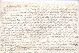 [Carta], 1930 nov. 12 Santiago, Chile <a> Vicente Huidobro, Europa