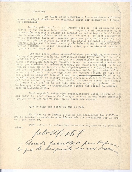 [Carta, entre 1914 y 1917], Los Andes, Chile <a> Maximiliano Salas Marchán