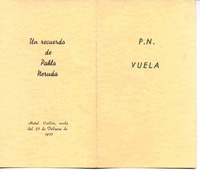 P.N. vuela Pablo Neruda.