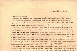 [Carta], 1945 jul. 11 [Santiago?], Chile <a> Oscar Castro