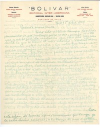 [Carta] 1940 jul. 25, Valparaíso, Chile [a] Anita vda. de Jordán