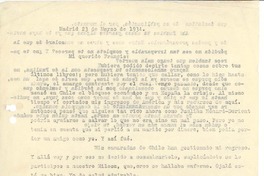 [Carta] 1934 mar. 23, Madrid, España [a] Francis de Miomandre