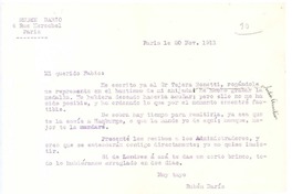 [Carta], 1911 nov. 20 Paris, Francia <a> Fabio Fiallo