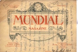 [Carta], 1911 abr. 30 Paris, Francia <a> Federico Velazquez y Hernández