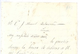 [Carta], 1887 oct. 9 Santiago, Chile <a> José Manuel Balmaceda