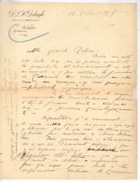 [Carta], 1908 oct. 10 León, Nicaragua <a> Rubén Darío