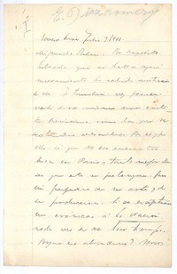 [Carta], 1901 jul. 3 Buenos Aires, Argentina <a> Rubén Darío