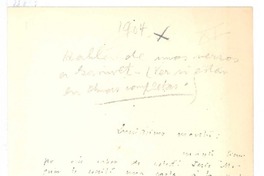 [Carta], 1904 Madrid, España <a> Rubén Darío