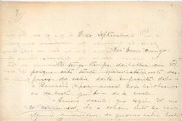 [Carta], 1896 sep. 9 Buenos Aires, Argentina <a> Rubén Darío