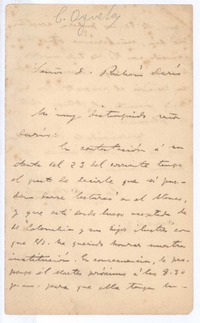 [Carta], 1894 may. 24 Argentina? <a> Rubén Darío