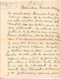 [Carta], 1906 dic. 11 Buenos Aires, Argentina <a> Rubén Darío