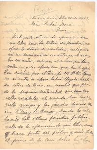 [Carta], 1903 dic. 15 Buenos Aires, Argentina <a> Rubén Darío