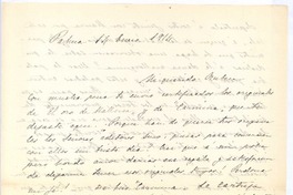 [Carta], 1914 ene. 14 Palma de Mallorca, España <a> Rubén Darío