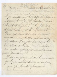 [Carta], 1901 sep. 25 Bruselas, Bélgica <a> Rubén Darío