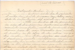 [Carta], 1901 oct. 9 León, España <a> Rubén Darío