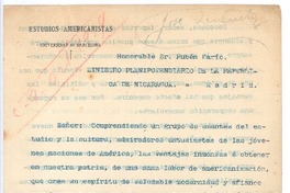 [Carta], 1909 sep. 6 Barcelona, España <a> Rubén Darío