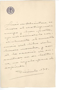 [Carta] 1918 dic. Madrid, España [a] Manuel Magallanes Moure