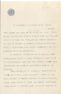 [Carta] 1921 nov. 27, Santiago, Chile [a Julio]