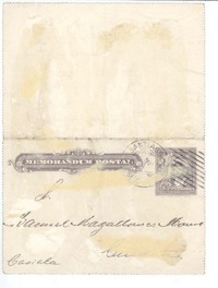 [Carta] 1911 sep. 4, Santiago, Chile [a] Manuel Magallanes Moure