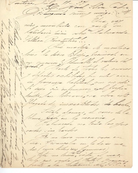 [Carta] 1931 jul. 11, Santiago, Chile [a] Raúl Silva Castro